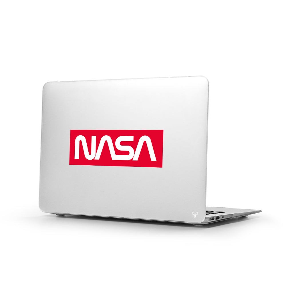 Macbook Air Sert Kapaklı Nasa Red Desenli Kılıf