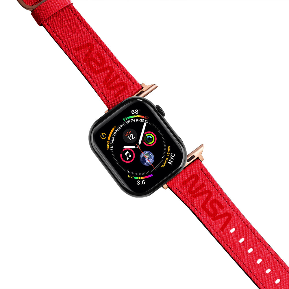 Apple Watch Red Band Nasa Red Logo Kordon