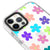 iPhone 12 Pro Colorful Flowers Telefon Kılıfı - Artycase - Beyaz