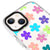 iPhone 13 Colorful Flowers Telefon Kılıfı - Artycase - Beyaz