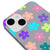 iPhone 13 Colorful Flowers Telefon Kılıfı - Renkli Silikon - Gri