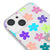 iPhone 13 Mini Colorful Flowers Telefon Kılıfı - Şeffaf - Saydam