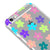 iPhone 6 Colorful Flowers Telefon Kılıfı - Şeffaf - Saydam