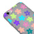 iPhone 6 Colorful Flowers Telefon Kılıfı - Renkli Silikon - Gri