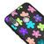 Huawei P Smart 2019 Colorful Flowers Telefon Kılıfı - Renkli Silikon - Siyah