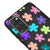 Samsung S20 Plus Colorful Flowers Telefon Kılıfı - Renkli Silikon - Siyah