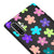 Samsung Note 10 Plus Colorful Flowers Telefon Kılıfı - Renkli Silikon - Siyah