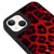 iPhone 15 Red Leopar Telefon Kılıfı - Glossy - Popsoketsiz