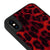 iPhone X Red Leopar Telefon Kılıfı - Glossy - Popsoketsiz