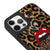 iPhone 12 Pro Leopar Stones Telefon Kılıfı - Glossy - Popsoketsiz