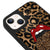 iPhone 13 Leopar Stones Telefon Kılıfı - Glossy - Popsoketsiz