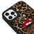 iPhone 14 Pro Leopar Stones Telefon Kılıfı - Glossy - Popsoketsiz