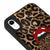 iPhone XR Leopar Stones Telefon Kılıfı - Glossy - Popsoketsiz