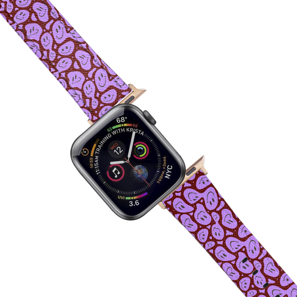 Apple Watch Red Band Emoji Desenli Kordon