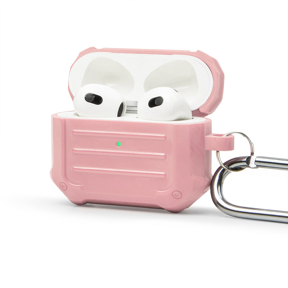 Apple AirPods 3 Carbonfiber Pink Kılıfı