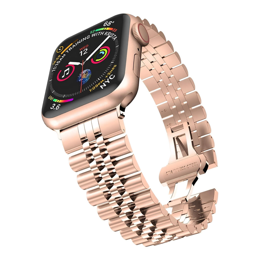 Apple Watch Classic Steel Rose Saat Kordonu