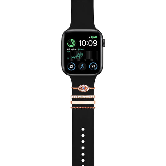 Apple Watch Charm Diamond Eye Kordon Aksesuarı