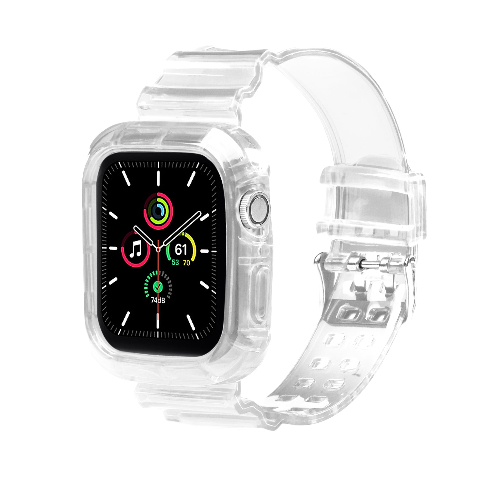 Apple Watch Şeffaf Clear Saat Kordonu