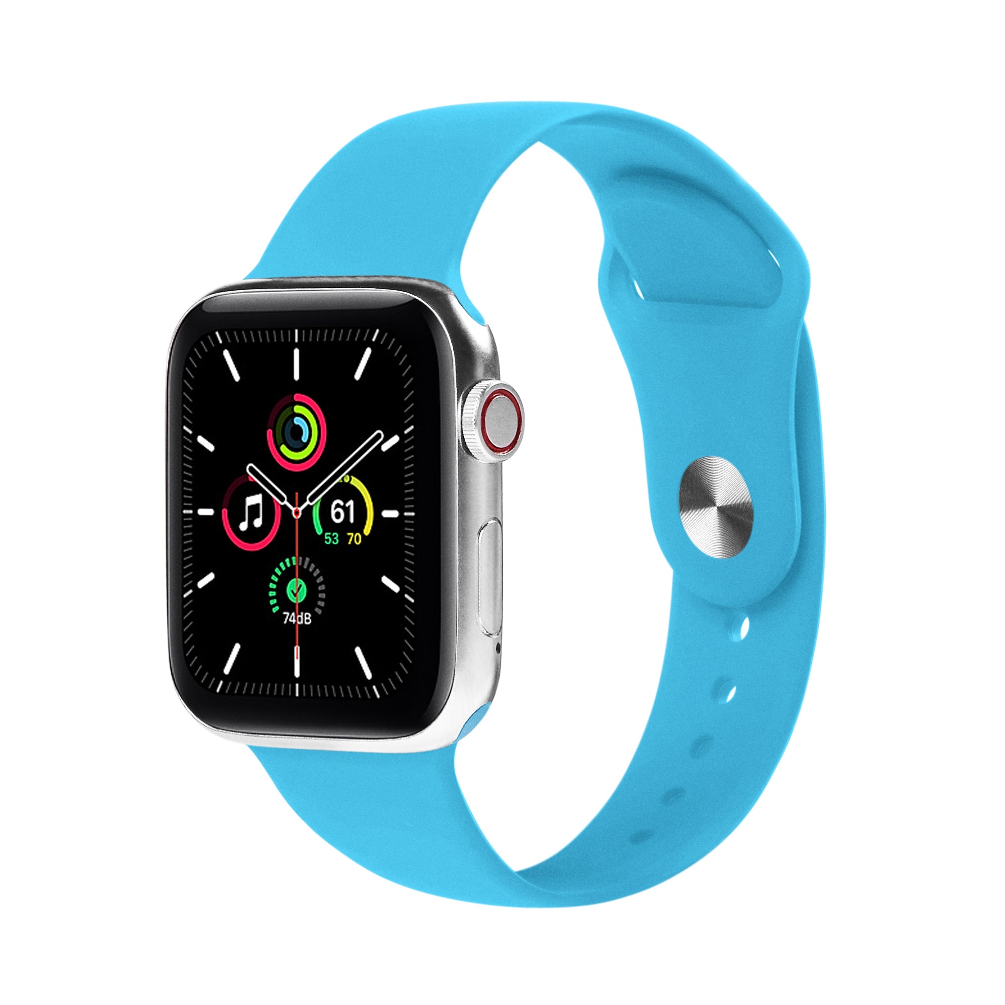 Apple Watch Sport Band Surf Blue Silikon Saat Kordonu