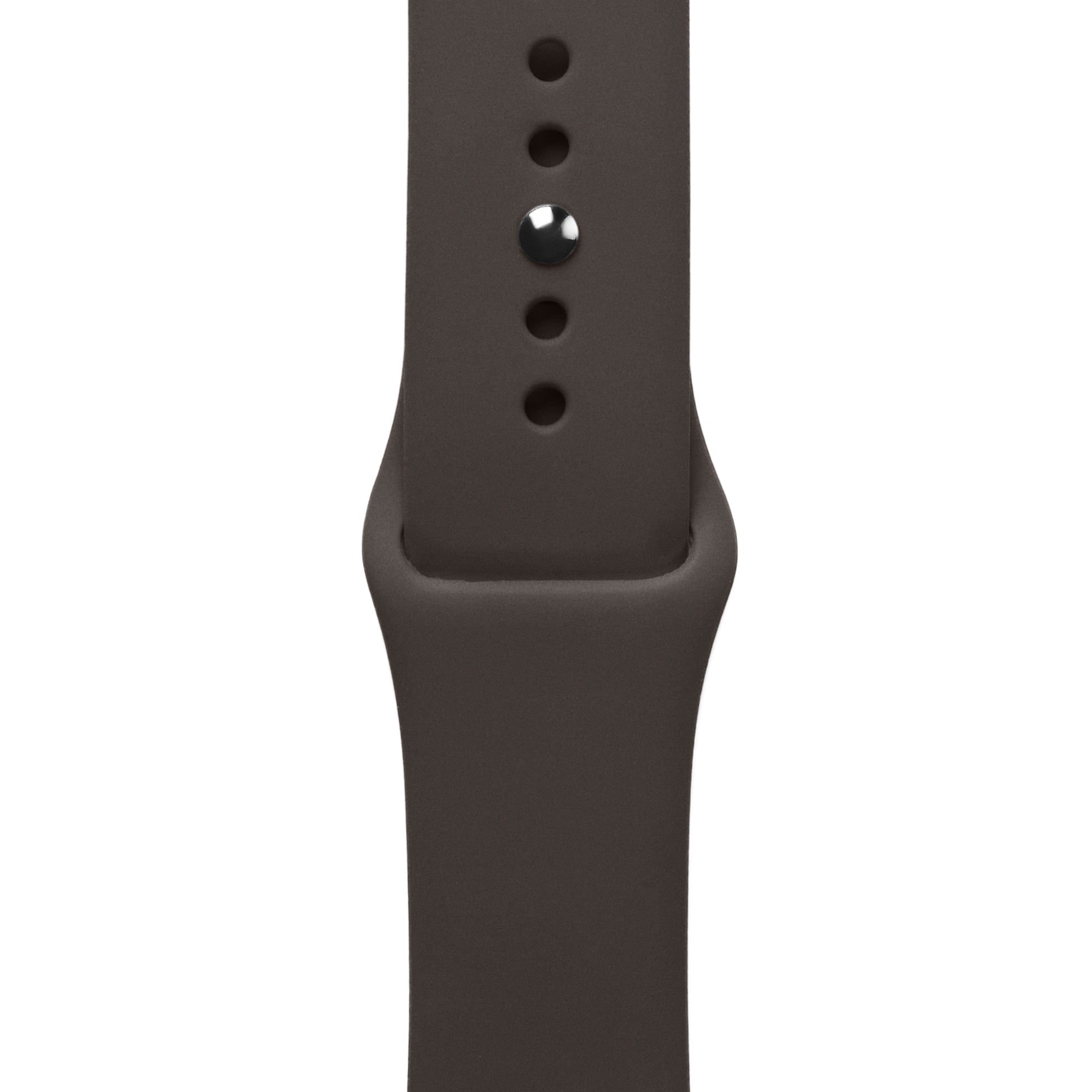 Apple Watch Sport Band Smoke Brown Silikon Saat Kordonu