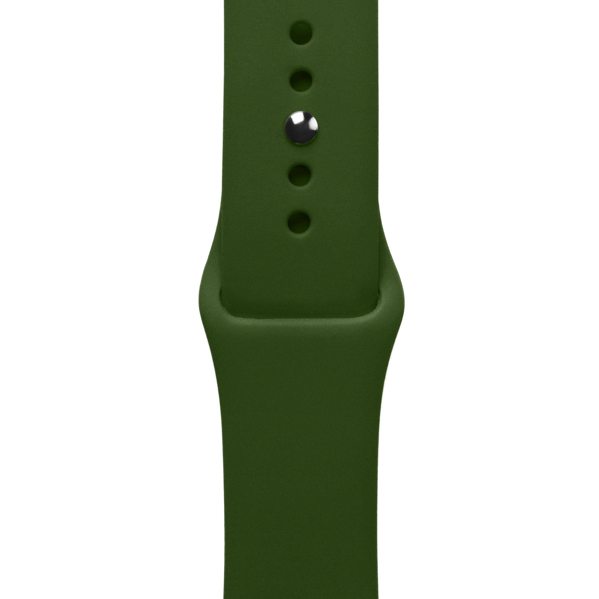 Apple Watch Sport Band Khaki Green Silikon Saat Kordonu