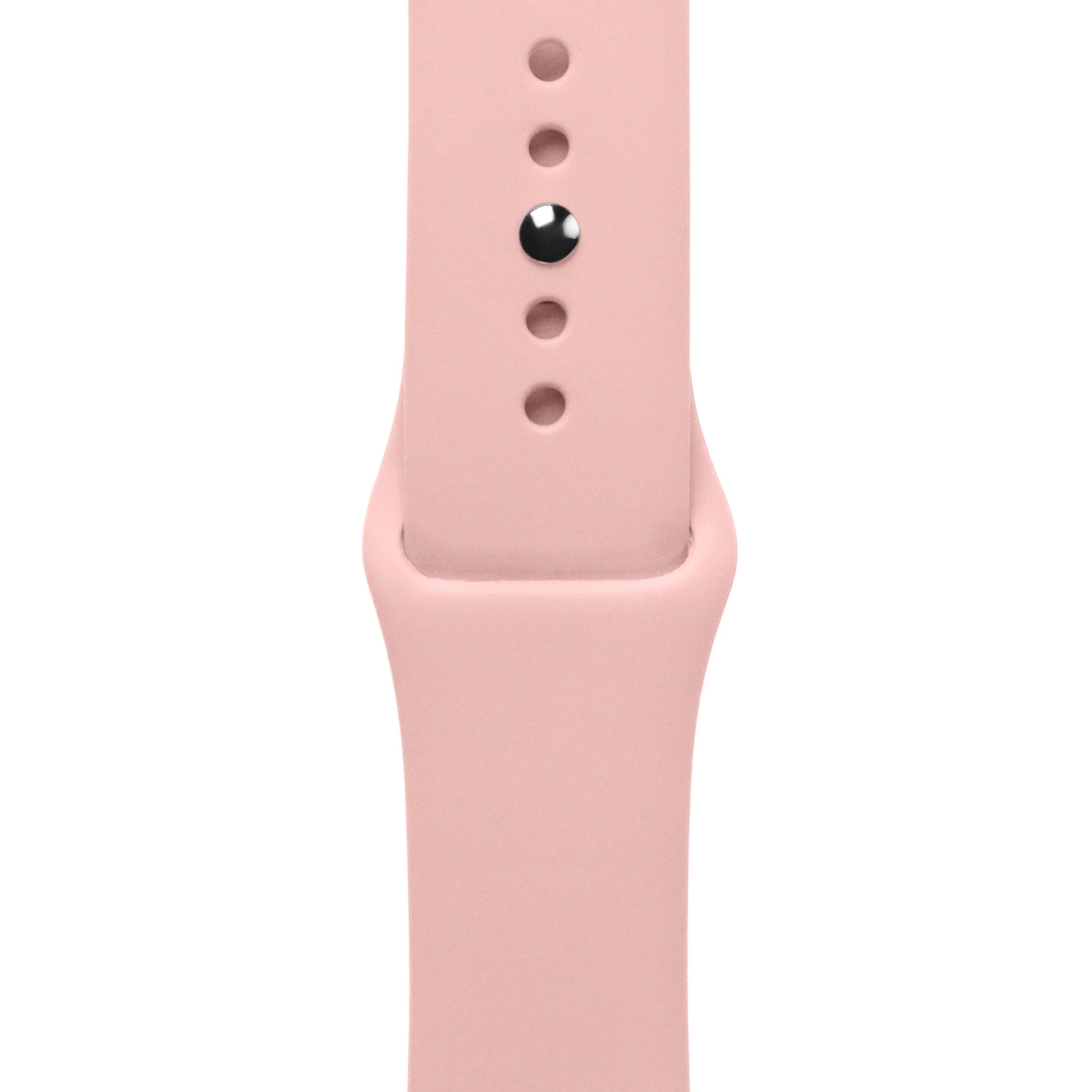 Apple Watch Sport Band Soft Pink Silikon Saat Kordonu