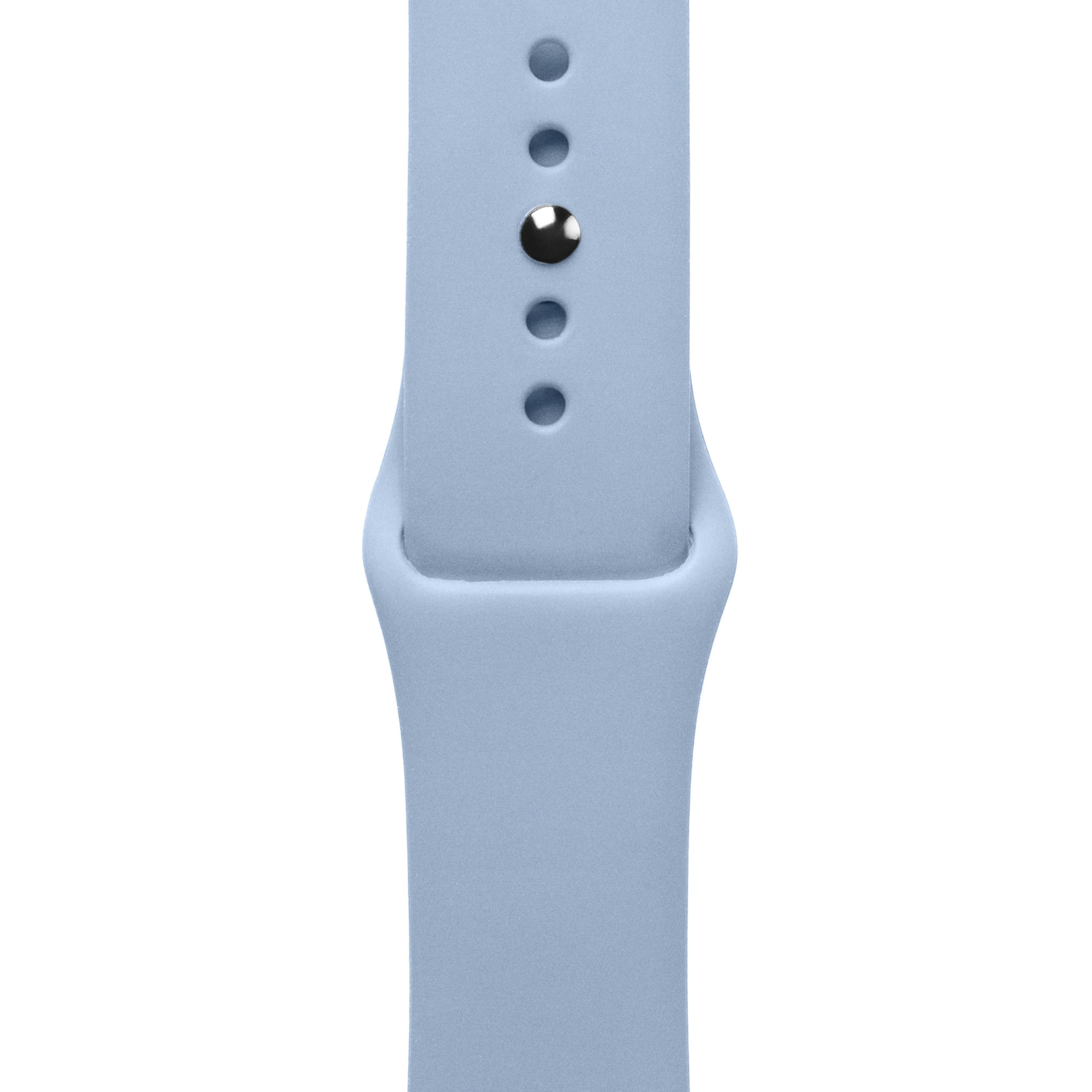 Apple Watch Sport Band Linen Blue Silikon Saat Kordonu