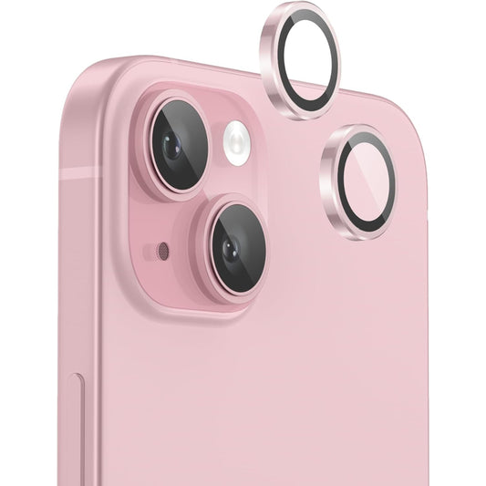 iPhone 15 Kamera Koruyucu Ring Pembe