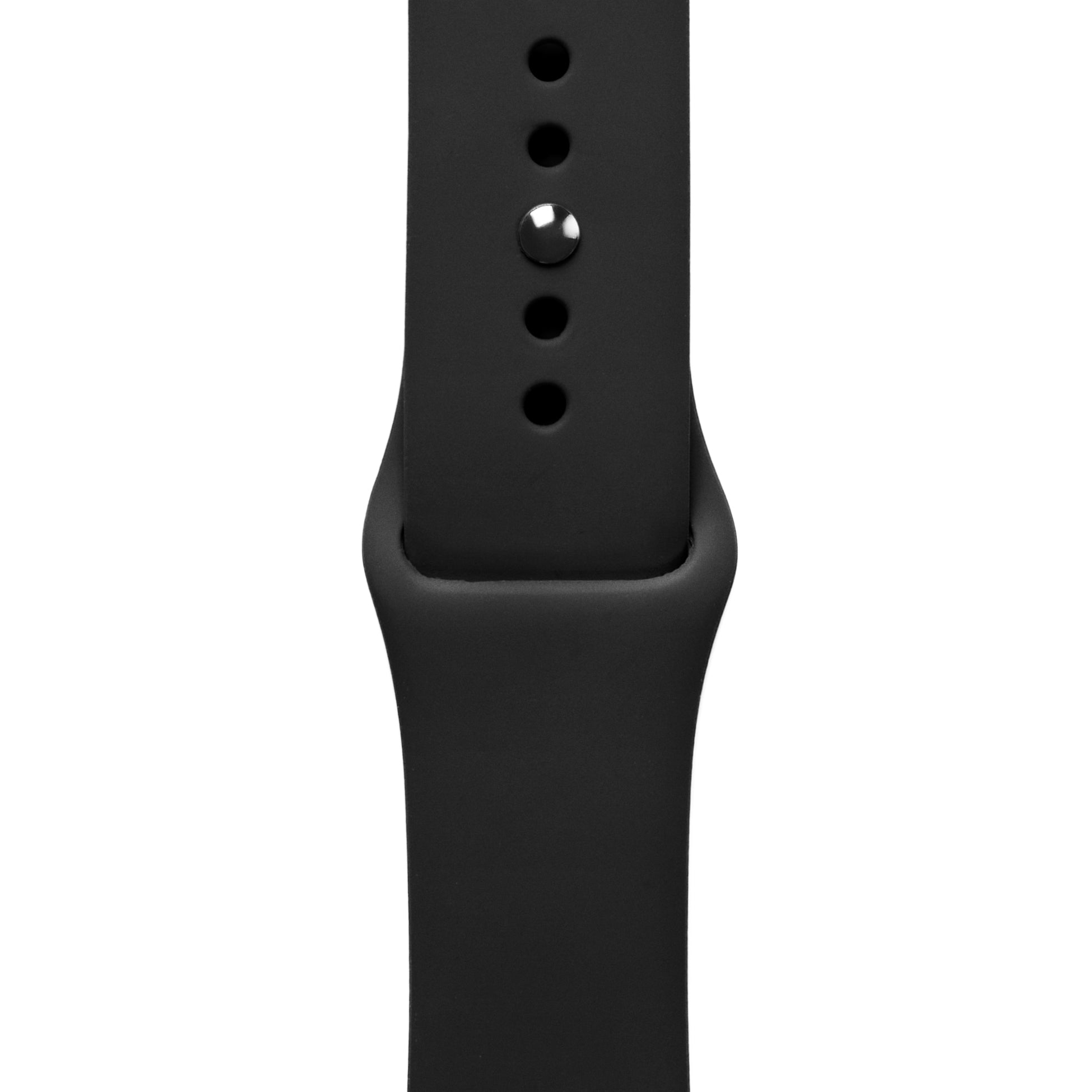 Apple Watch Sport Band Black Silikon Saat Kordonu